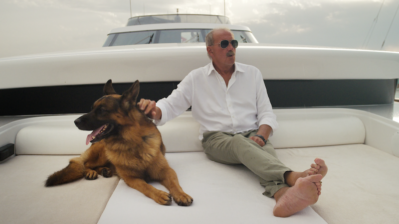 Gunther and Maurizio on a yacht.